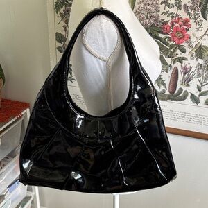 Sigurd Olsen Black Patent Leather Elegant Women's Bag